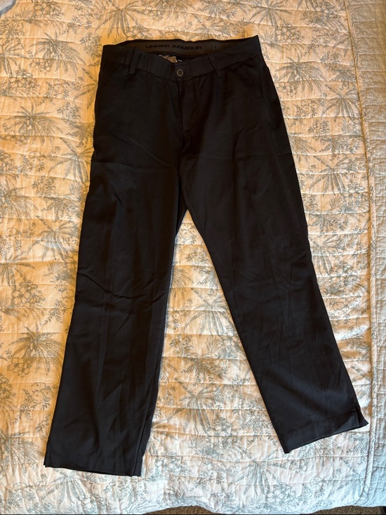 Under Armour Other - Under Armour Men’s Black Straight-Leg Performance Pants Sz 32/30